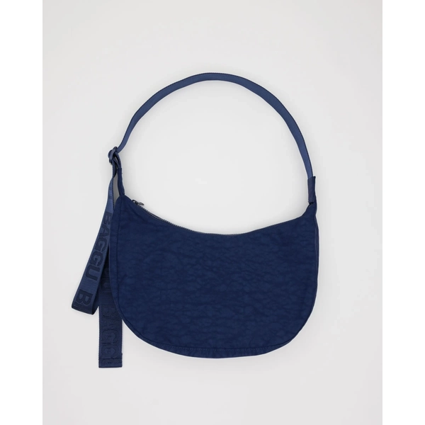 Baggu Medium Nylon Crescent Bag- Navy