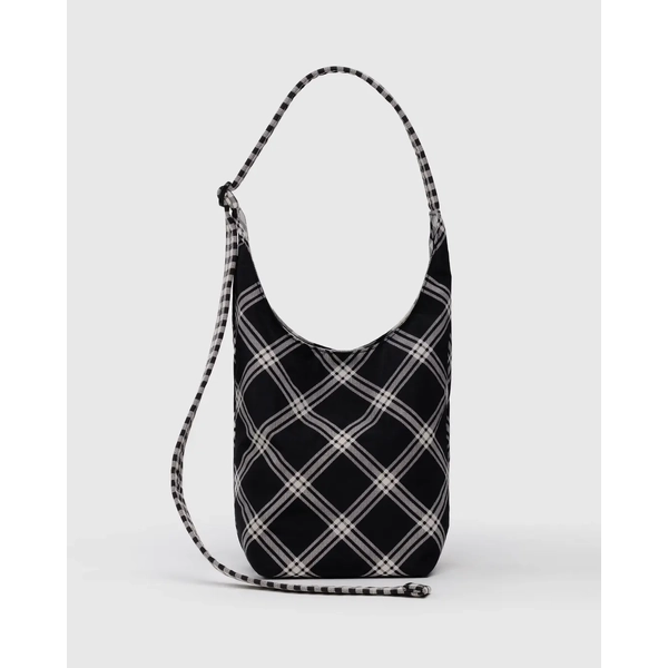 Baggu Small Nylon Sling - Mixed Plaid