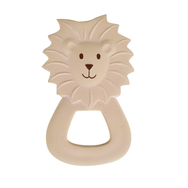 Tikiri Rubber Lion Teether Boxed