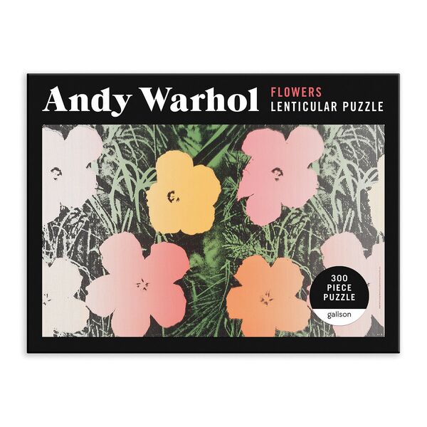Andy Warhol Flowers Lenticular Puzzle 300Pcs