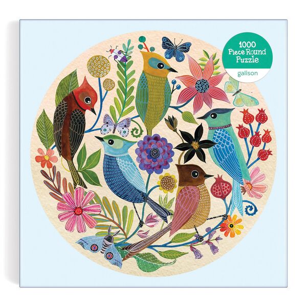 Circle of Avian Friends Round Puzzle 1000Pcs