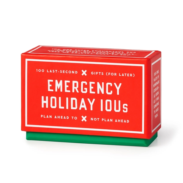 Brass Monkey Emergency Holiday IOUs Card Set 