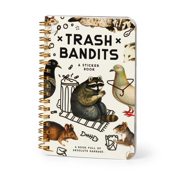 Brass Monkey Trash Bandits Sticker Book Multi-Coloured