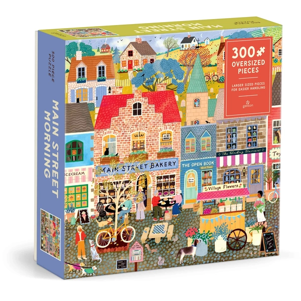 Galison Main Street Morning 300pc Puzzle 