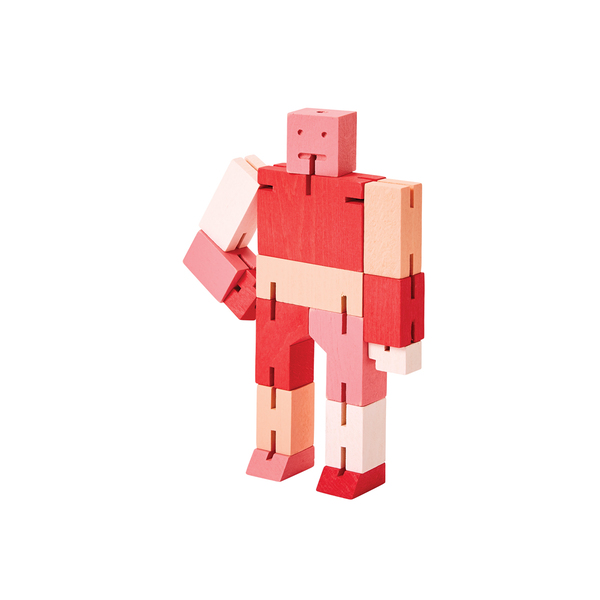 Areaware Cubebot Capsule Collection Small Red