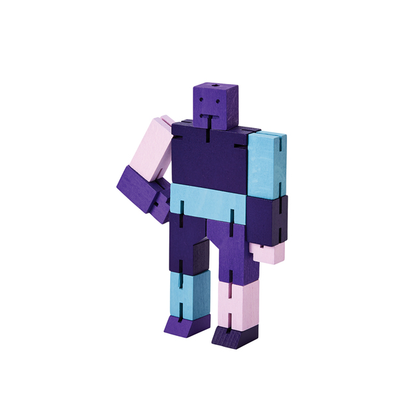 Areaware Cubebot Capsule Collection Small Purple