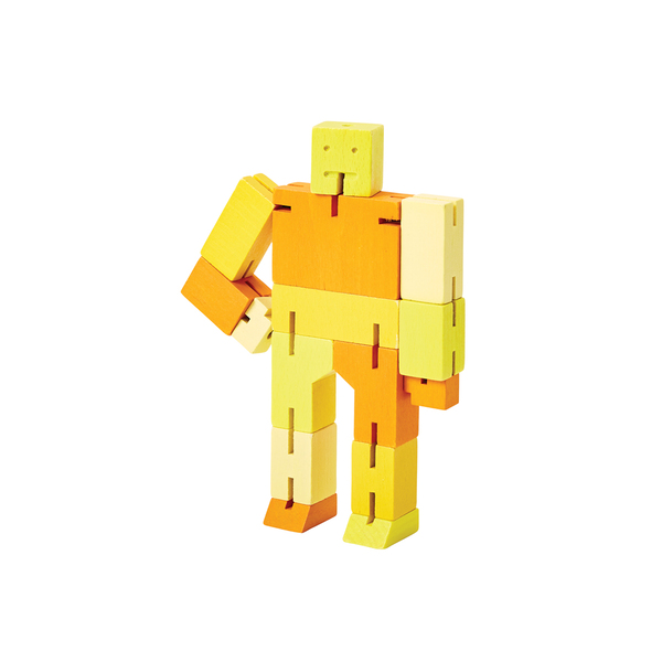 Areaware Cubebot Capsule Collection Small Yellow
