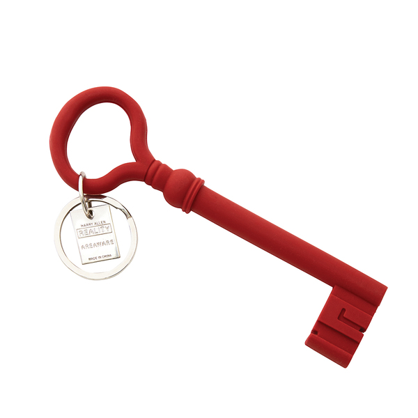 Areaware Key Keychain Brick/Red