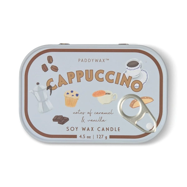 Paddywax Bistro 4oz Tin Candle - Cappuccino