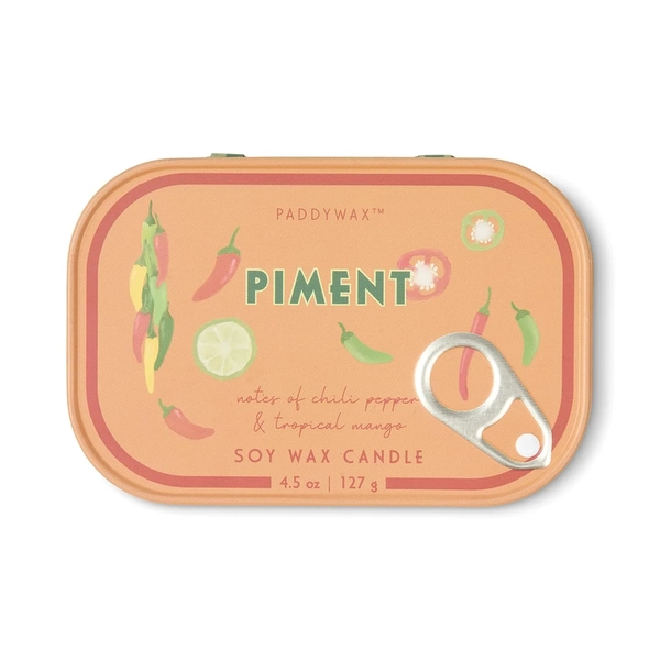 Paddywax Bistro 4.5oz/127g Tin Candle - Piment