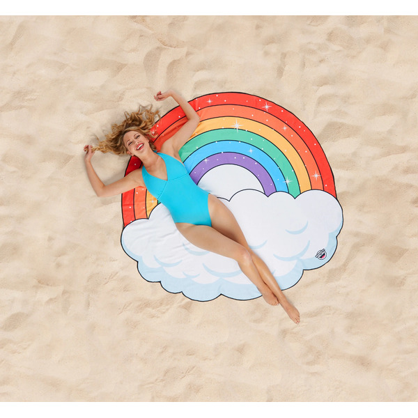 BigMouth Rainbow Beach Blanket