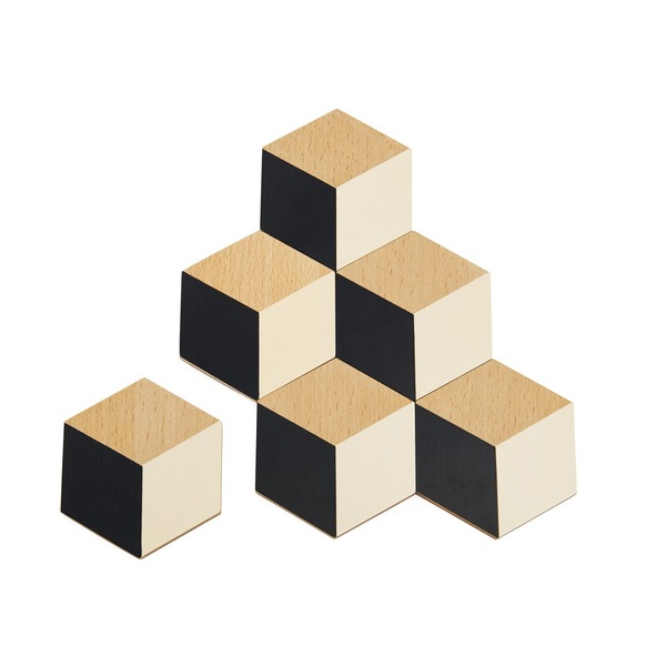 Areaware Table Tiles Black