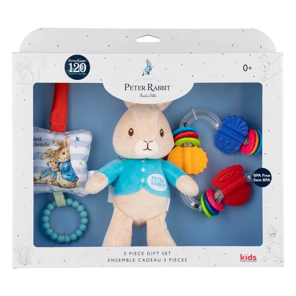 Peter Rabbit Gift Set  Plush, Activity Toy and Rattle