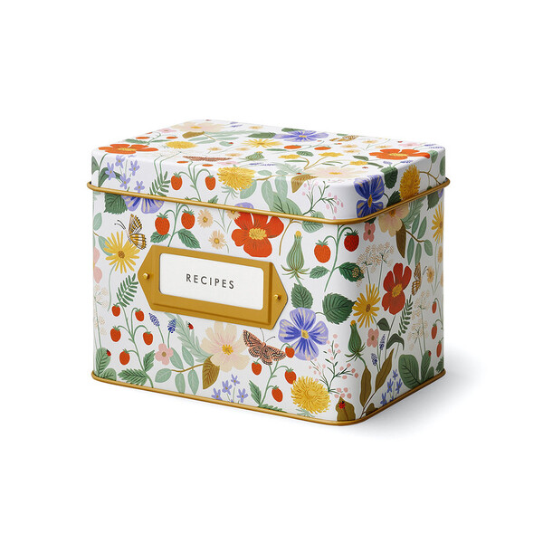 Rifle Paper Co. Strawberry Fields Recipe Box