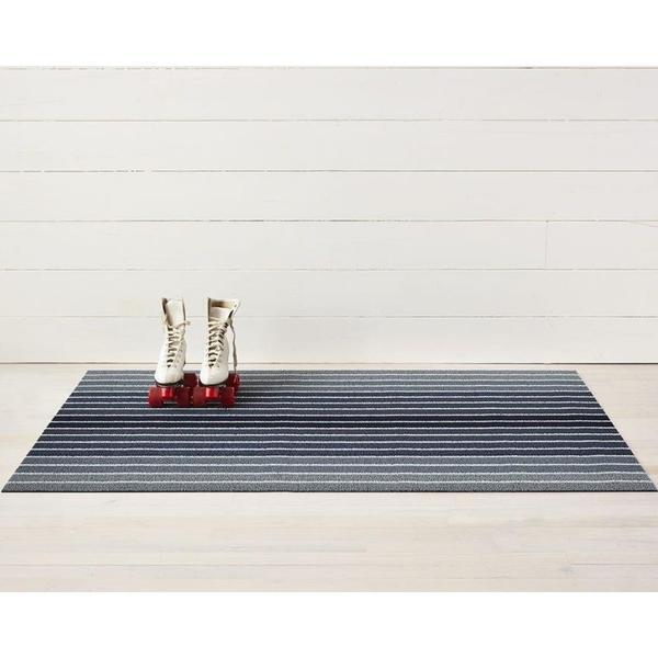 Chilewich Utility Mat Denim Block Stripe 61 x 91cm