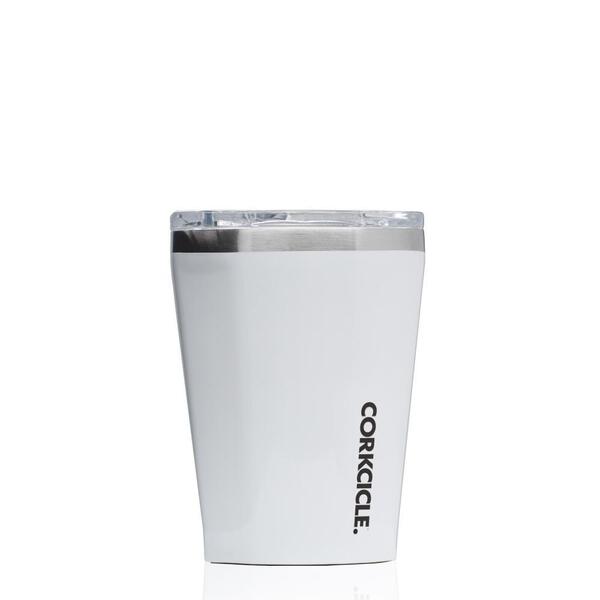 Corkcicle Gloss White Tumbler  12oz