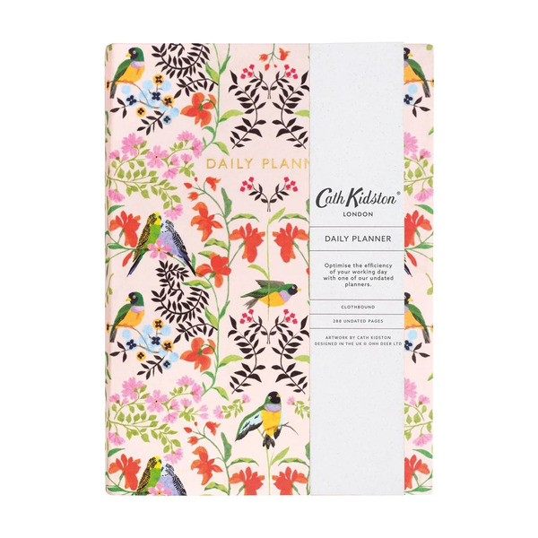 Cath Kidston A5 Linen Daily Planner Bird Repeat