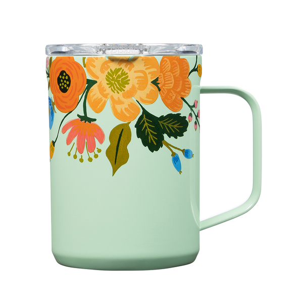 Corkcicle Rifle Paper Co.Mint Lively Floral Mug 475ml
