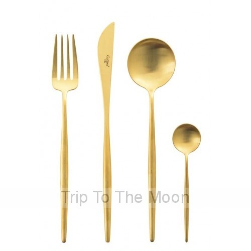Cutipol Moon Matt Gold 24 pce Cutlery Set