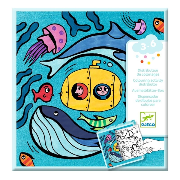 Djeco Ocean Colouring Dispenser