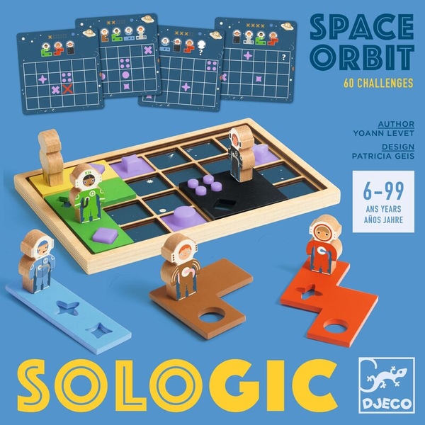Djeco Space Orbit Sologic Game With 60 Challenges