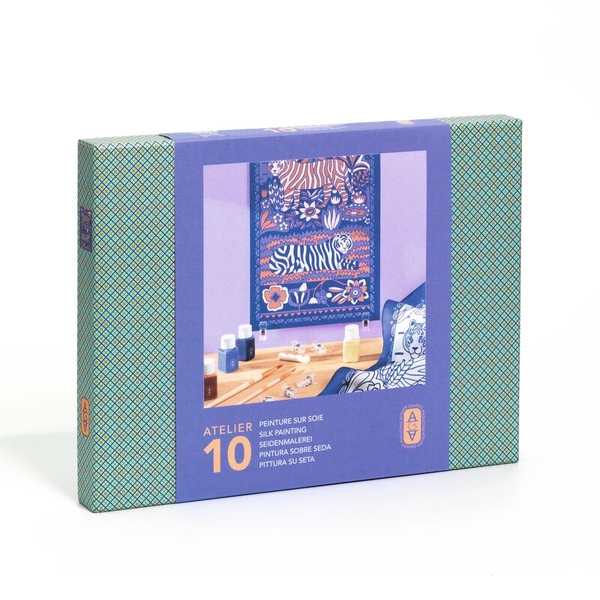 Atelier 10- Tiger Silk Scarf Painting Kit