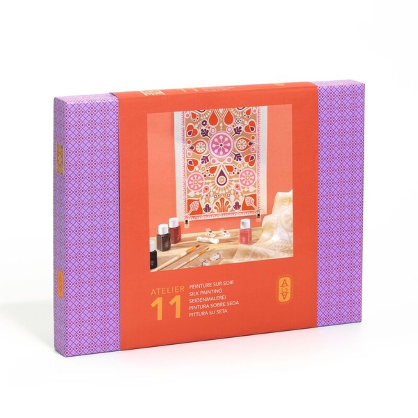 Atelier 11-  Floral Silk Scarf Painting Kit