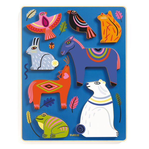 Djeco Nora & Co Wooden Puzzle