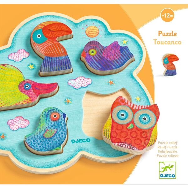 Djeco Toucanco Wooden Puzzle