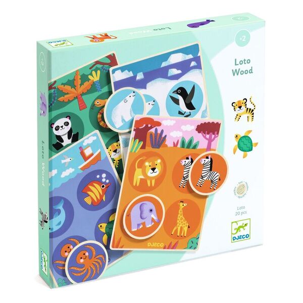 Djeco Animals Loto Wood Game