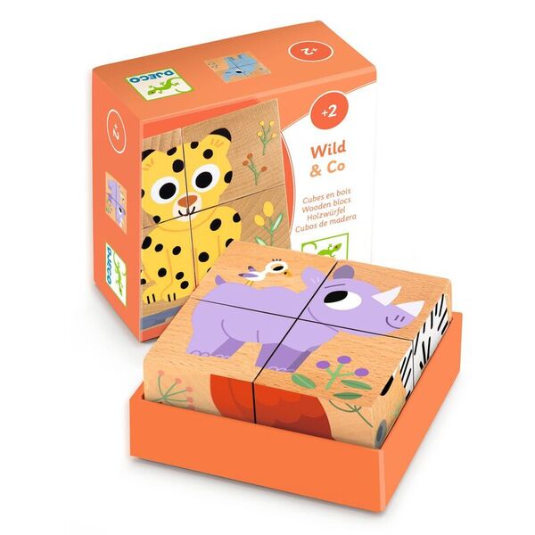 Djeco Wild and Co Block Puzzle