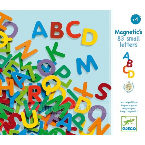 Djeco Magnetic 83 Small Letters