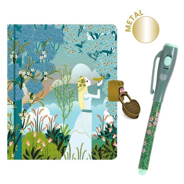 Djeco Charlotte Little Secret Notebook with Magic Pen