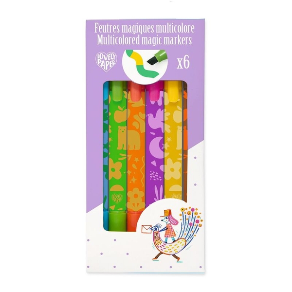 Djeco Multicoloured Magic Markers
