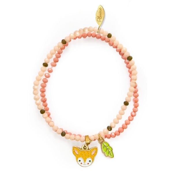 Djeco Automne Forest Bracelet With Fox Charm