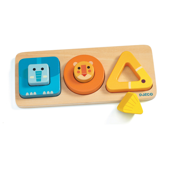 Djeco Volu Basic Wooden Puzzle