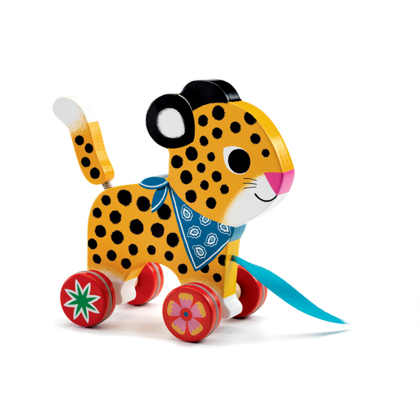 Djeco Greta Leopard Pull Along