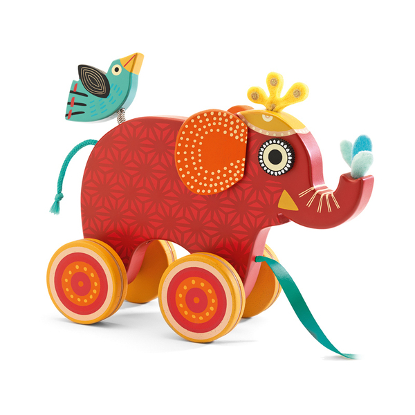 Djeco Pull Along Indy Elephant