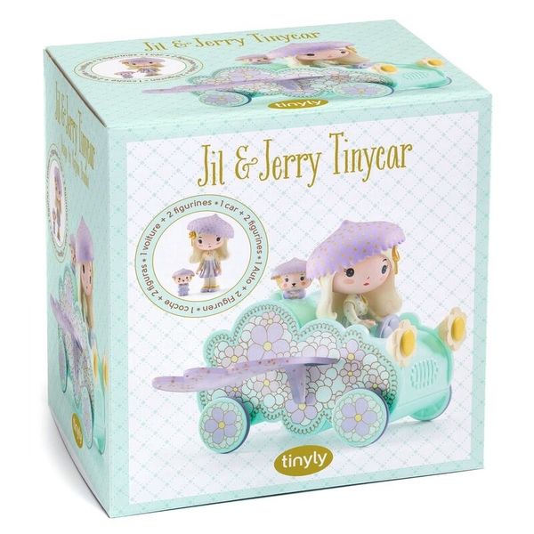 Djeco Jil & Jerry Tinyly Figurines & Tinycar