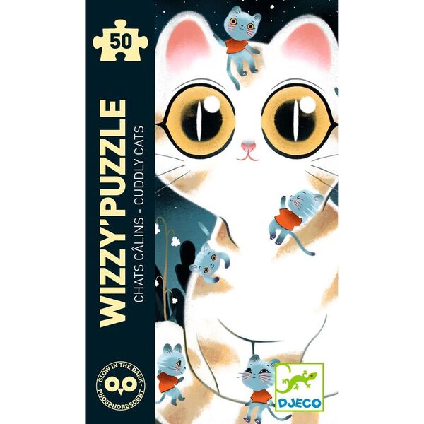 Djeco Cuddly Cats 50pc Wizzy Puzzle