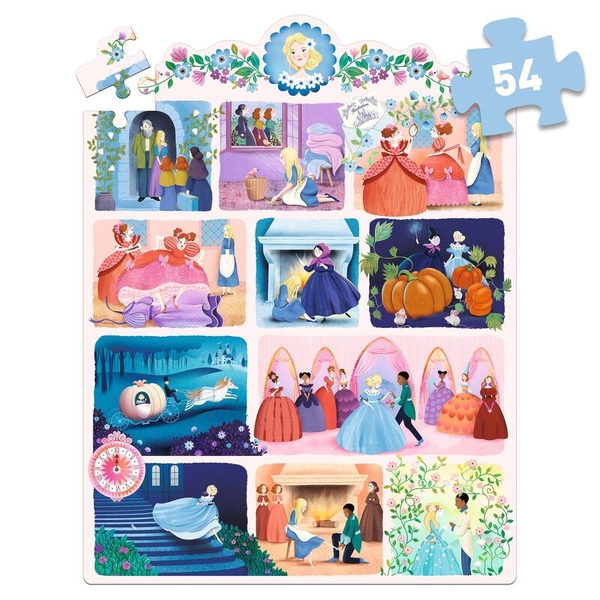 Djeco Cinderella 54pcs Story Puzzle