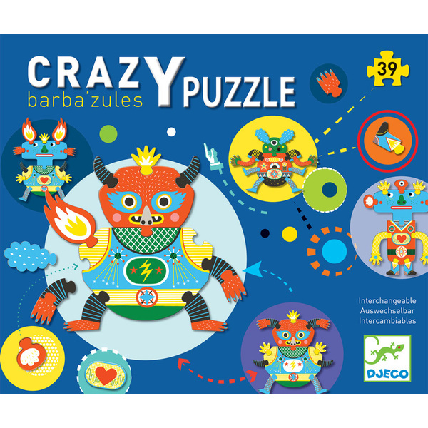Djeco Giant Crazy Barba' Zules Puzzle