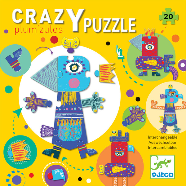 Djeco Giant Crazy Plum' Zules Puzzle