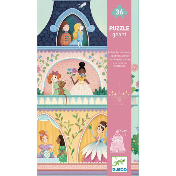 Djeco The Princess Tower Giant Puzzle 36pcs