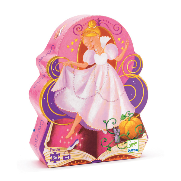 Djeco Cinderella Silhouette Puzzle 36pcs