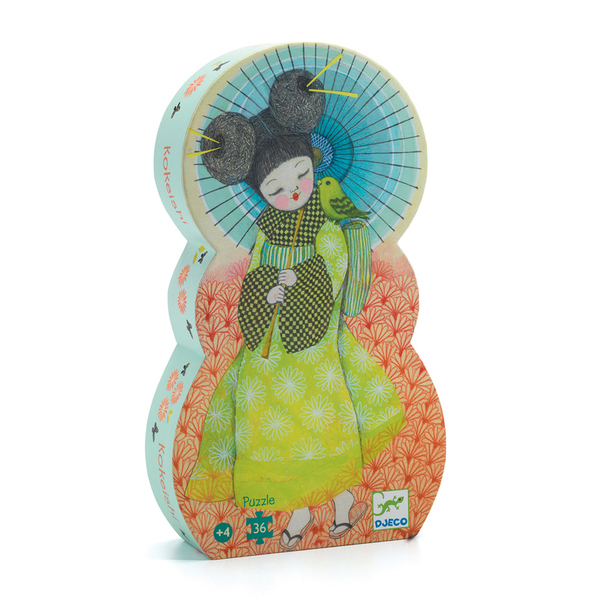 Djeco Kokeishi Sihouette Puzzle 36pcs
