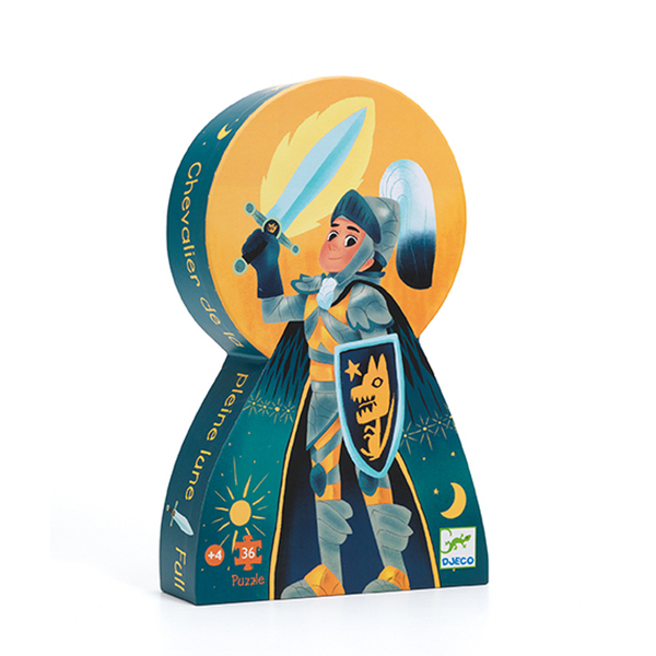 Djeco Full Moon Knight Silhouette Puzzle 