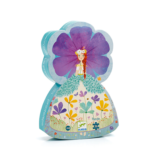 Djeco Spring Princess Silhouette Puzzle