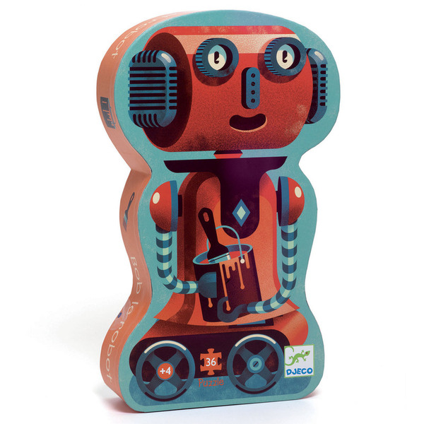 Djeco Bob the Robot Silhouette Puzzle 36pcs