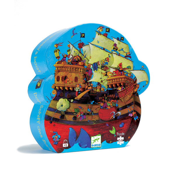 Djeco Barbarossa Boat Silhouette Puzzle 54pc
